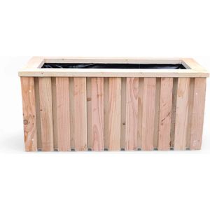 Douglas - Terrasbak - Olivia - plantenbak - Tuinbak - Bloembak - L69.5cm 11 staanders x B24cm 4 staanders x H60cm