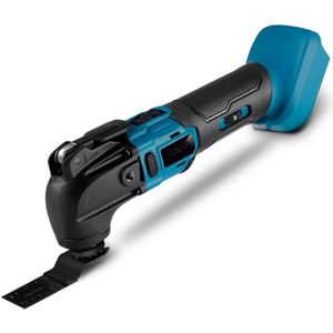 Oscillerende Multitool - Borstelloze - Multifunctionele Tool - Elektrische Zaag - Trimmer - Schop - Polijstmachine -Houtbewerking Tool - voor 18V-21V Batterij - met 1 Accu - 8500-24000PM - Blauw