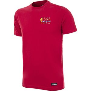 COPA - Spanje 2012 European Champions embroidery T-Shirt - Mannen - Rood - S