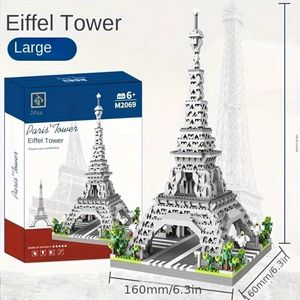 Eiffeltoren Bouwstenen – Microdeeltjes Bouwset, Decoratief Ornament
