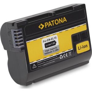 PATONA Battery EN-EL15 ENEL15 f. NIKON V1 D7000 D800 D800 100% DECODED
