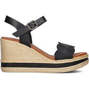 Stefano Lauran Led Koord Sandaal Sleehak Sandalen - Met Sleehak - Dames - Zwart - Maat 41