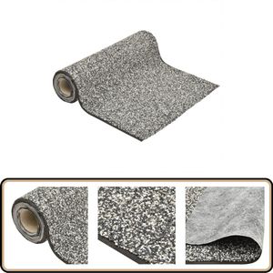 vidaXL Grindfolie - Grijs - 700x60 cm - 4,5 mm dik Grind Folie - Vijverfolie - Steenfolie - Tuingrond - Siergrind
