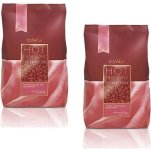 ItalWax Film Wax Rose 2kg Combideal - Professionele Film Wax Rose voor Efficiënt Waxen