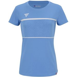 Tennisshirt Tecnifibre Women Team Tech Azur-XS