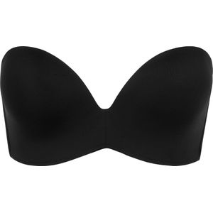 Wonderbra Perfect strapless Dames Beha - ZWART - Maat D80