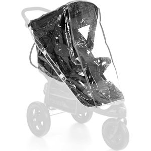 universele regenhoes voor buggy's met 3 en 4 wielen, shopper buggy, waterbestendig en duurzaam, 82 x 105 x 52 cm, transparant