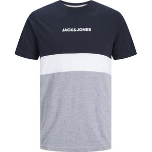 JACK&JONES PLUS JJEREID BLOCKING TEE SS NOOS PLS Heren Overhemd - Maat EU4XL US2XL