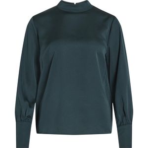 VILA VIELLETTE HIGHNECK L/S SHIRT Dames Blouse - Maat 34