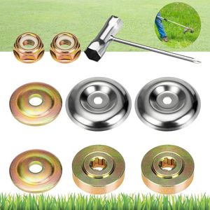 Tuinmachine grasmaaier lemmet-adapter 9 stuks transmissie strimmer onderdelen universele metalen bosmaaier accessoires voor Stihl snaartrimmer borstelsnijder