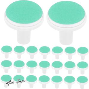 Mrs. Jones 24 stuks elektrische nagelknipper reservepads - geschikt voor babynagelsnijderkoppen - vanaf 12 maanden - voor standaard babynagelvijlen .