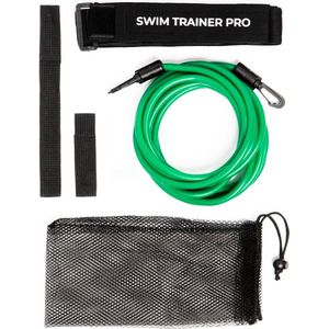 Swim Trainer Pro - Zwemelastiek Groen - 3 Meter - Volwassen - Zwem Training - Zwemgordel - Trainingsbanden - Zwem Weerstand - Vakantie accessoire voor in het zwembad - Zwemriem
