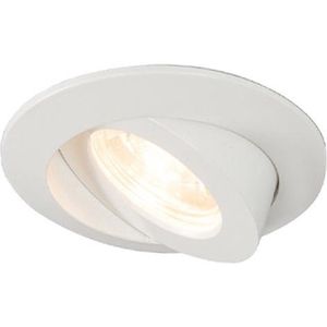 QAZQA relax - Moderne LED Inbouwspot voor badkamer - 3 stuks - Ø 88 mm - Wit -