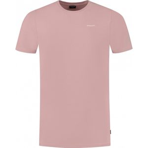 Ballin Amsterdam - Heren Slim fit T-shirts Crewneck SS - Old Pink - Maat XXL