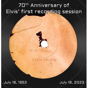 Elvis Presley: 70th Anniversary Of Elvis' First Recording Session CD