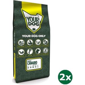 2x12 kg Yourdog podenco canario volwassen hondenvoer