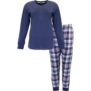 Irresistible Dames Pyjama - Flanel - Blauw - Maat S
