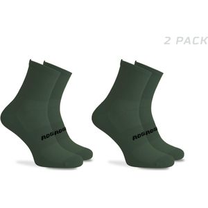 Rogelli Essential Fietssokken - 2-pack - Groen - Maat 40-43