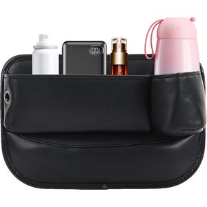 Seat Crevice Organizer Storage Box - Car Filler Organizer for Seats Purse Holder & Leather .