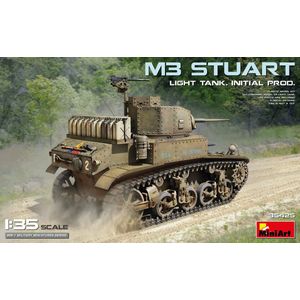1:35 MiniArt 35425 M3 Stuart - Light Tank - Initial Production Plastic Modelbouwpakket