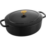 Ballarini Bellamonte braadpan ovaal 29cm - 4,5L Zwart