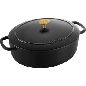 Ballarini Bellamonte braadpan ovaal 29cm - 4,5L Zwart