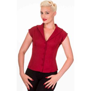 Dancing Days - DREAM MASTER Blouse - XL - Bordeaux rood