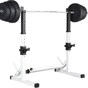 Verstelbaar Halterrek voor Krachttraining - Multifunctioneel Squat Rek voor Thuis