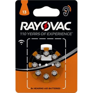 Rayovac Hoortoestel Batterijen - 1.4V 290mAh - 8 stuks