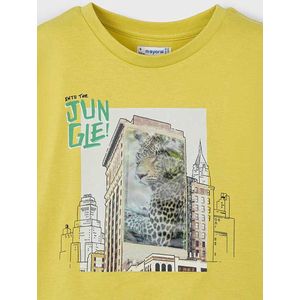 MAYORAL - T-shirt - Maat 116 - Jongens - 079 Gold -