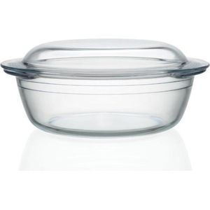 Thomas So Clear- ronde glazen ovenschaal met deksel - 26x23cm/2.3L