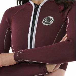 Rip Curl Dames G-Bomb 1mm Hi-Cut Lange Mouwen Shorty Wetsuit 13FW