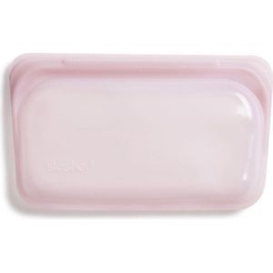 Stasher - Snack - Vershoudzakje - Hersluitbaar en Luchtdicht - 19x12cm - Rose Quartz (Roze)