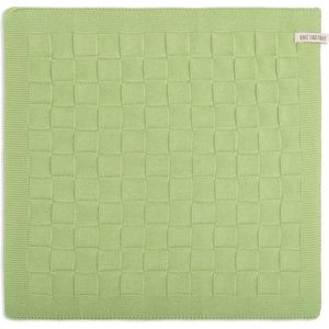 Knit Factory Gebreide Keukendoek - Keukenhanddoek Uni - Handdoek - Vaatdoek - Keuken doek - Spring Green - Groen - 50x50 cm