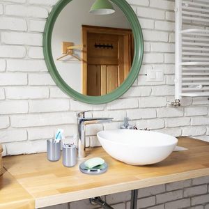 badkameraccessoire cadeauset, bathroom accessory gift set, soap dispenser, soap dish,5 pieces