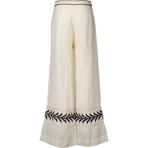 Scarlett Poppies - Broek Off White Scarlett Poppies Pantalons Off White Palm Nirvana