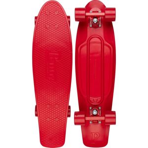 Penny Board Nickel Maroon Staple Cruiser Skateboard 27.0