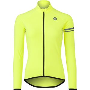 AGU Thermo Fietsshirt Lange Mouwen Essential Dames - Geel - M