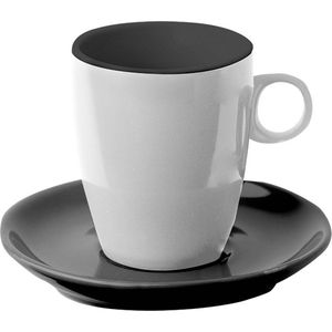 Brunner Granada Espresso Kop en Schotel - Hoogwaardig melamine - Breukbestendig