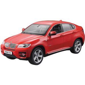 Rastar Bestuurbare Auto BMW X6 Rood - Schaal 1/24 - Bestuurbare Auto