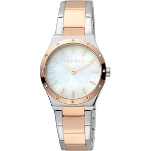 Millner dames horloge Chelsea - polshorloge - goudkleurig en witte plat - elegante horloge