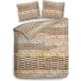 Heckett & Lane Foster Dekbedovertrek - Lits-jumeaux - 260x200/220 cm - Candied Beige