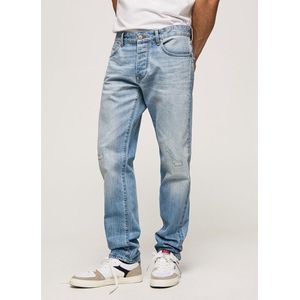 PEPE JEANS Stanley Selvedge Relaxed Fit Jeans Met Normale Taille - Heren - Denim - W36 X L34