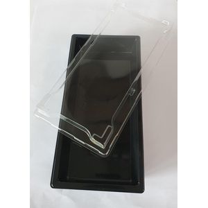 10X Tapas Schaal met deksel | 1 vaks 250x120x30mm Zwart (let op maat voordat u besteld!) Geschikt voor kleine sjoelbak