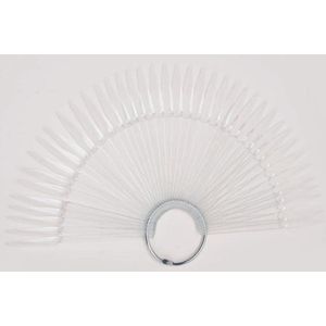 Nagel display | Nagel waaier | Plastic nagelwaaier | Nagelwaaier | Nailart display | Nagelwaaier op ring | Stiletto vorm