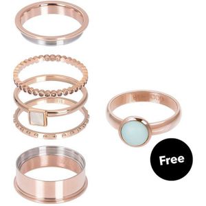 iXXXi Jewelry-Pink Shell-Rosé goudkleurig-Dames Sieraden geschenkset