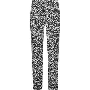 Zerres Jogg Viscose Stippenprint Enkel Pantalon Zwart | Black