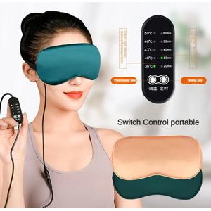 1 stuks bruin zijden slaapmasker voor vrouwen en mannen – USB verwarmd oogverwarmingsmasker, heet stoomkompres, oogbedekking, zijden slaapmasker met elektrische temperatuurregeling tegen slapeloosheid – ideaal voor slaapmaskers.