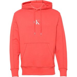 Calvin Klein - Monogram Logo Hoodie - Rhubarb Red