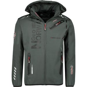 Geographical Norway Softshell Jas Heren Grijs/Zwart Royaute - S